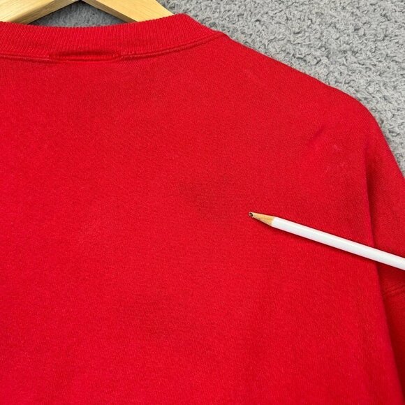 VINTAGE 90's Sailing Boat Pullover Crewneck Embroidered Sweatshirt Size XL women - Picture 5 of 9